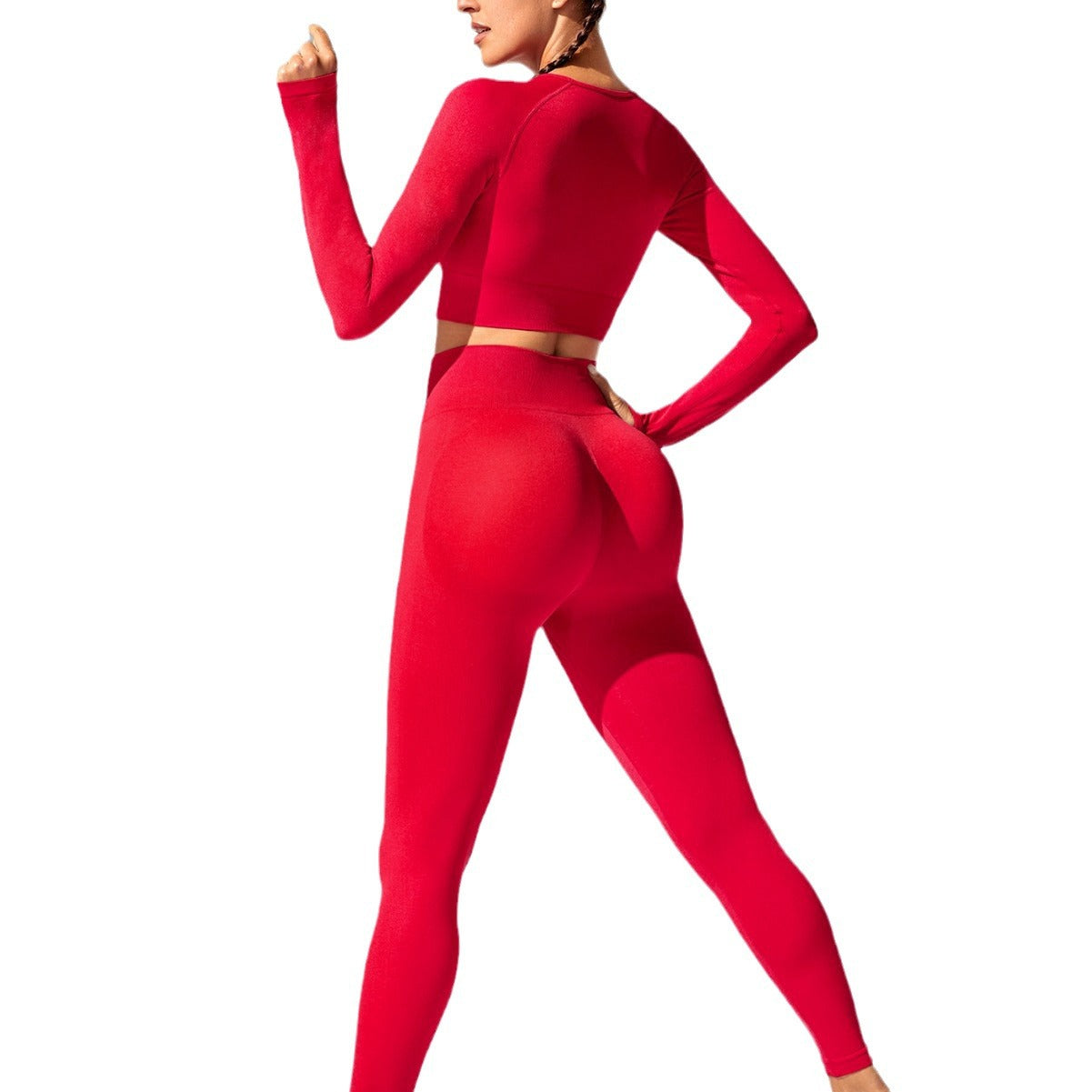 High Elastic Slim Fit Breathable Sports Suit Women