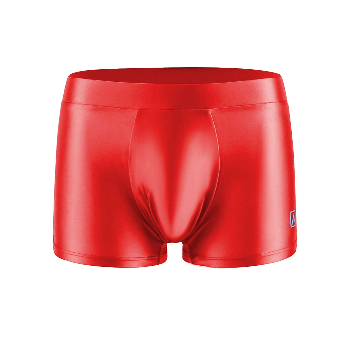 Men's Fashion Breathable High Shine Spandex Sports Ice Silk Boxer Briefs