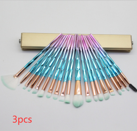 Diamond Colorful Beauty Makeup Brush Utensils