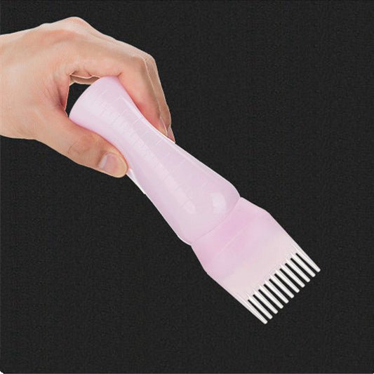 Hair Dye Bottle Comb Tooth Bottle Color Cream Hair Care Pot Shampoo Bottle