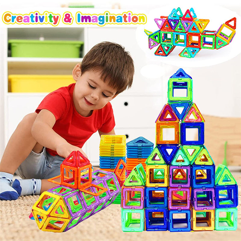 Magnetic Building Blocks for Kids DIY Magnets Construction Set