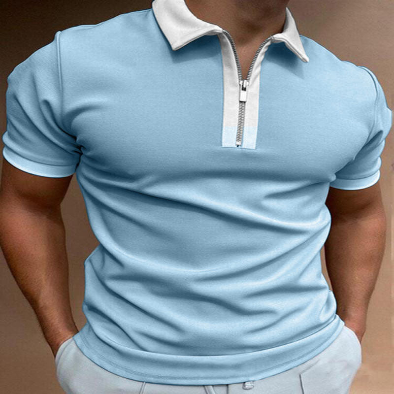 Polo Shirt Short-Sleeved Summer Shirt Brand Man Clothing