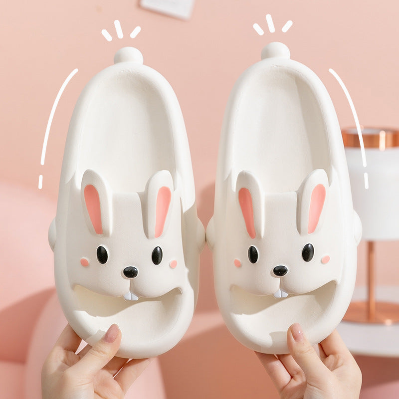 Cute Rabbit Slippers for Kids and Women for Summer Home Bathroom Wear