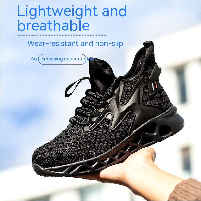 Anti Smashing And Anti Piercing Steel Toe Safety Shoes