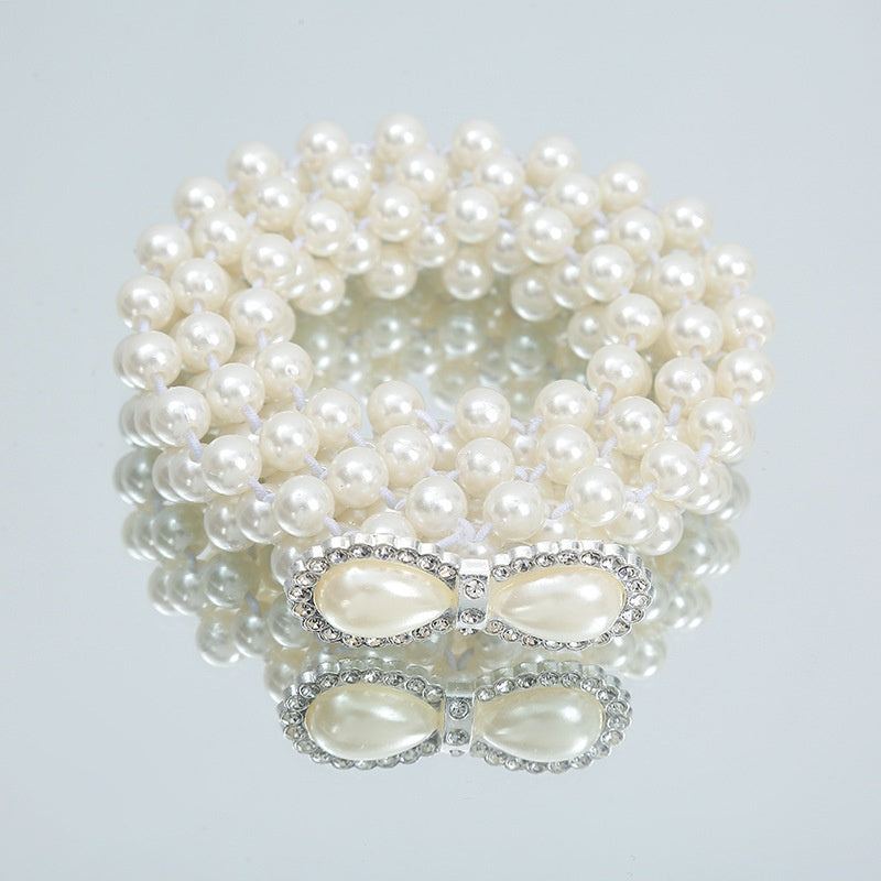 Fashion Jewelry Women's White Pearl Waist Chain Decoration