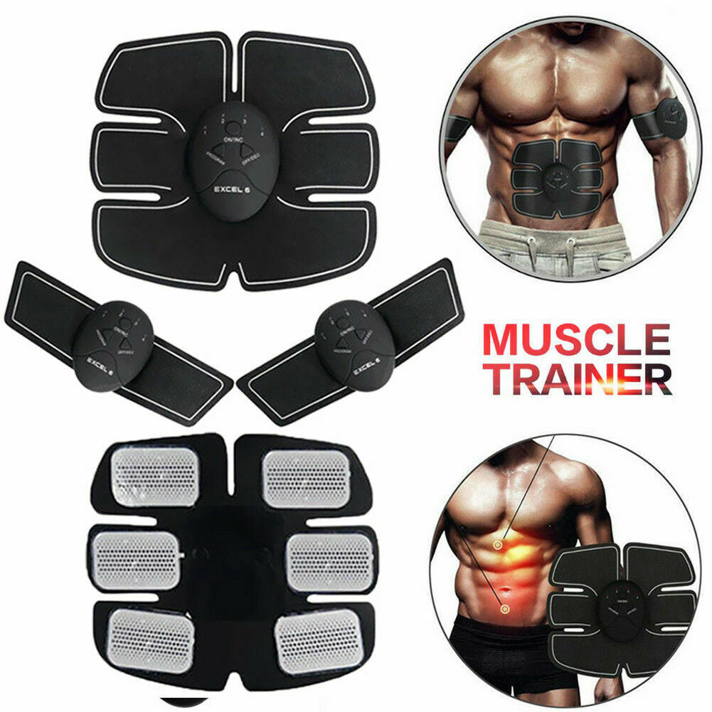 Electric Muscle Toner Machine ABS Toning Belt Simulation Fat Burner