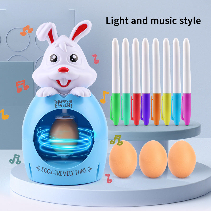 Easter Egg Decoration Coloring Kit Egg Painter Boys Girls Kids Diy Coloring Painting Gift Multicolor With Sound And Light