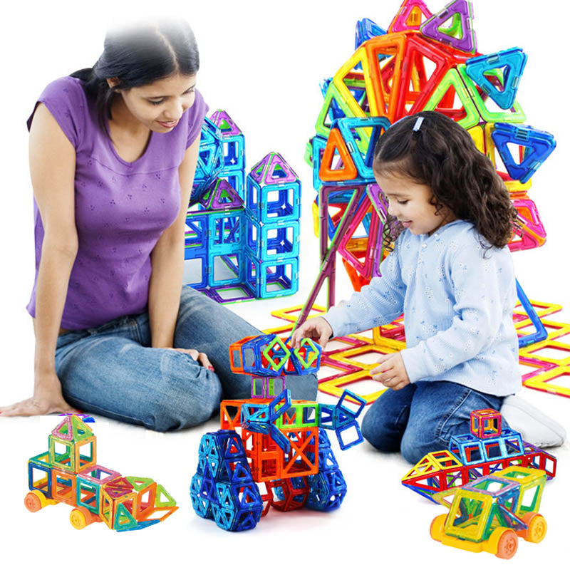 Magnetic Building Blocks for Kids DIY Magnets Construction Set